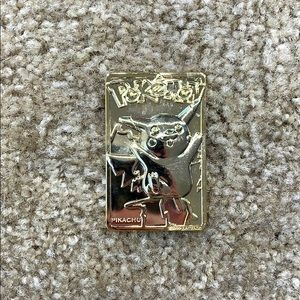 Golden Pikachu Card